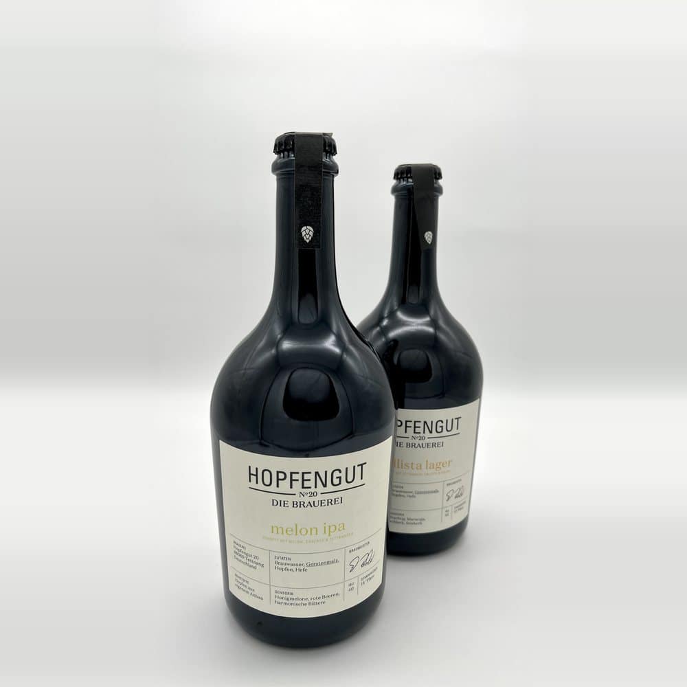 Große Flaschen Bier vom Hopfengut No. 20 aus Tettnang